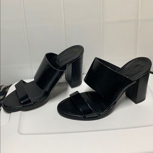TopShop Black Heeled Sandals